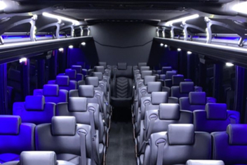 Hanford Charter Bus Interior