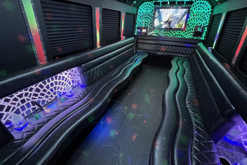Hanford Limo Bus Interior