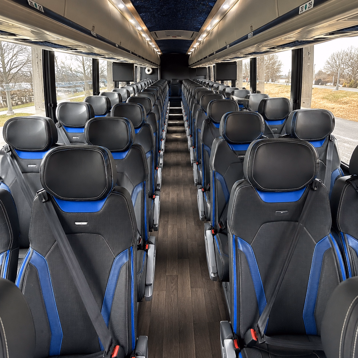 hanford bus rental service area