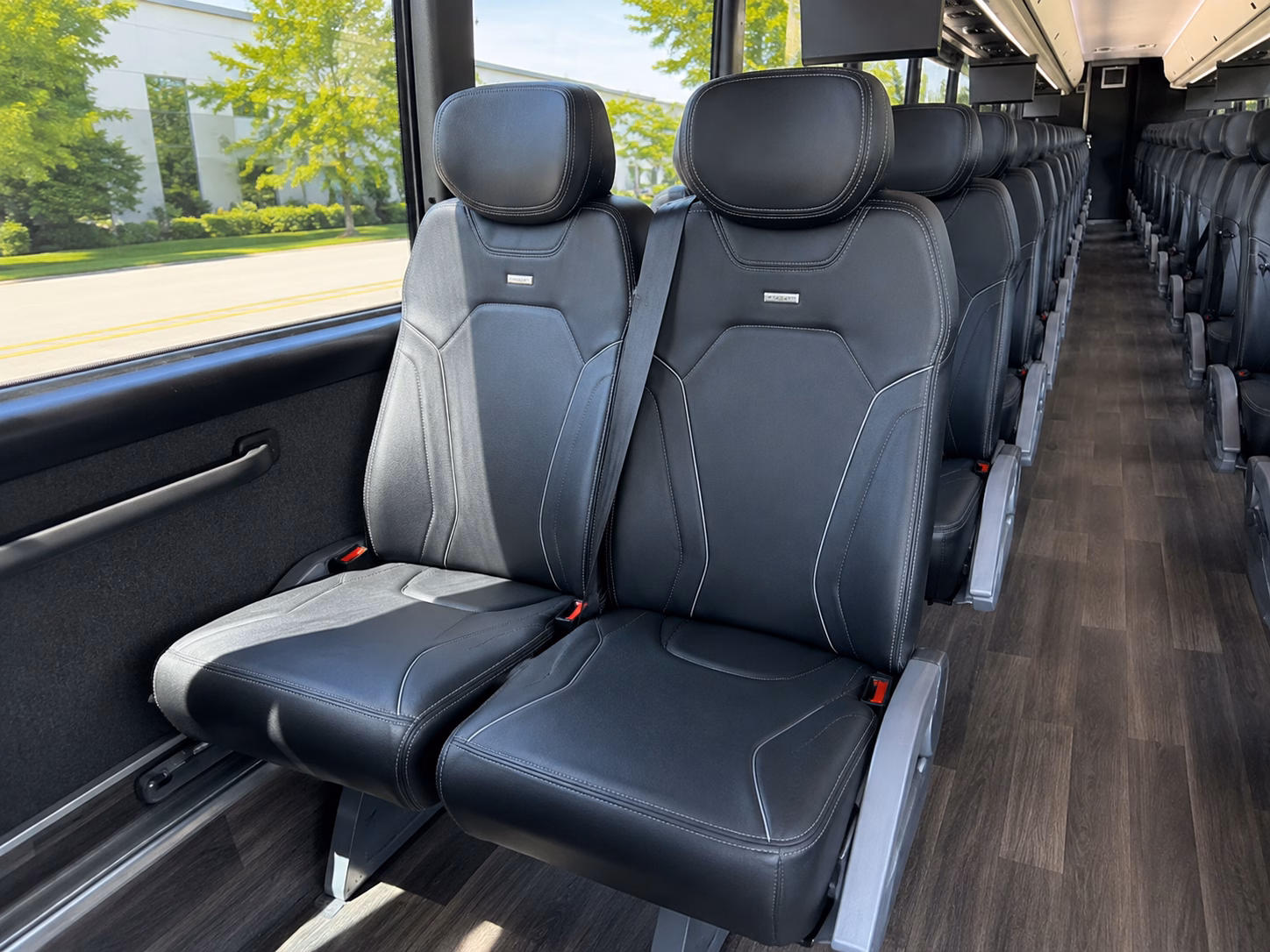 hanford charter bus interior gallery