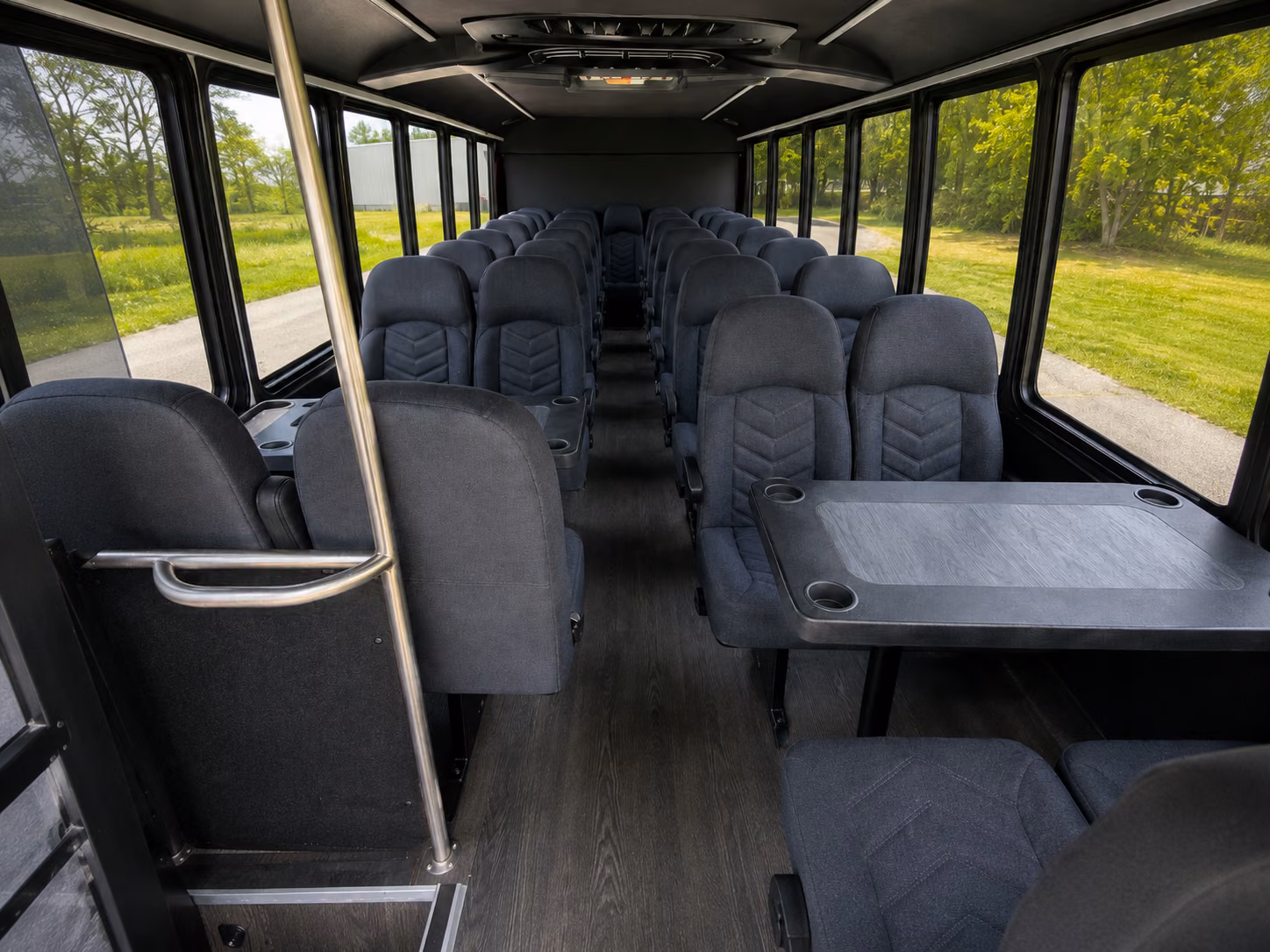 hanford corporate event transportation onboard seating