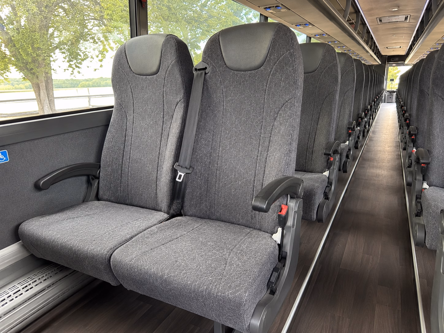 hanford religious group transportation onboard seating
