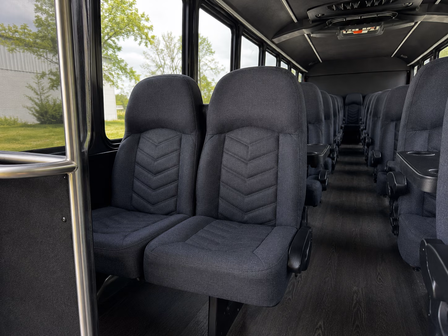 hanford wedding transportation onboard seating